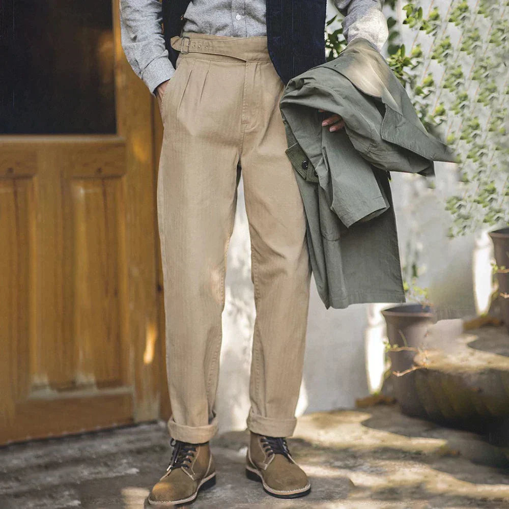 Pantalon À Pli Avant Avec Coupe Droite Pour Homme | Idéal Pour Le Quotidien