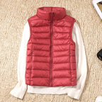 Veste Sans Manches Matelassée Avec Col Montant Pour Femmes | Idéal Pour La Mi-Saison Et Les Superpositions