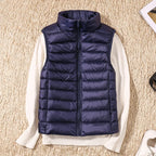 Veste Sans Manches Matelassée Avec Col Montant Pour Femmes | Idéal Pour La Mi-Saison Et Les Superpositions