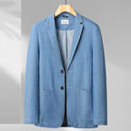 Blazer Pour Homme Avec Aspect Jean | Idéal Pour Usage Quotidien Et Tenue Décontractée