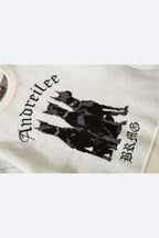 Pull-Over Homme avec Motif Chien pour Usage Quotidien | Idéal pour Occasions Décontractées
