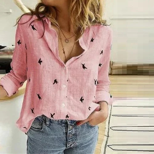 Blouse à Boutons avec Coupe Décontractée pour Femme | Idéale pour Toutes Saisons