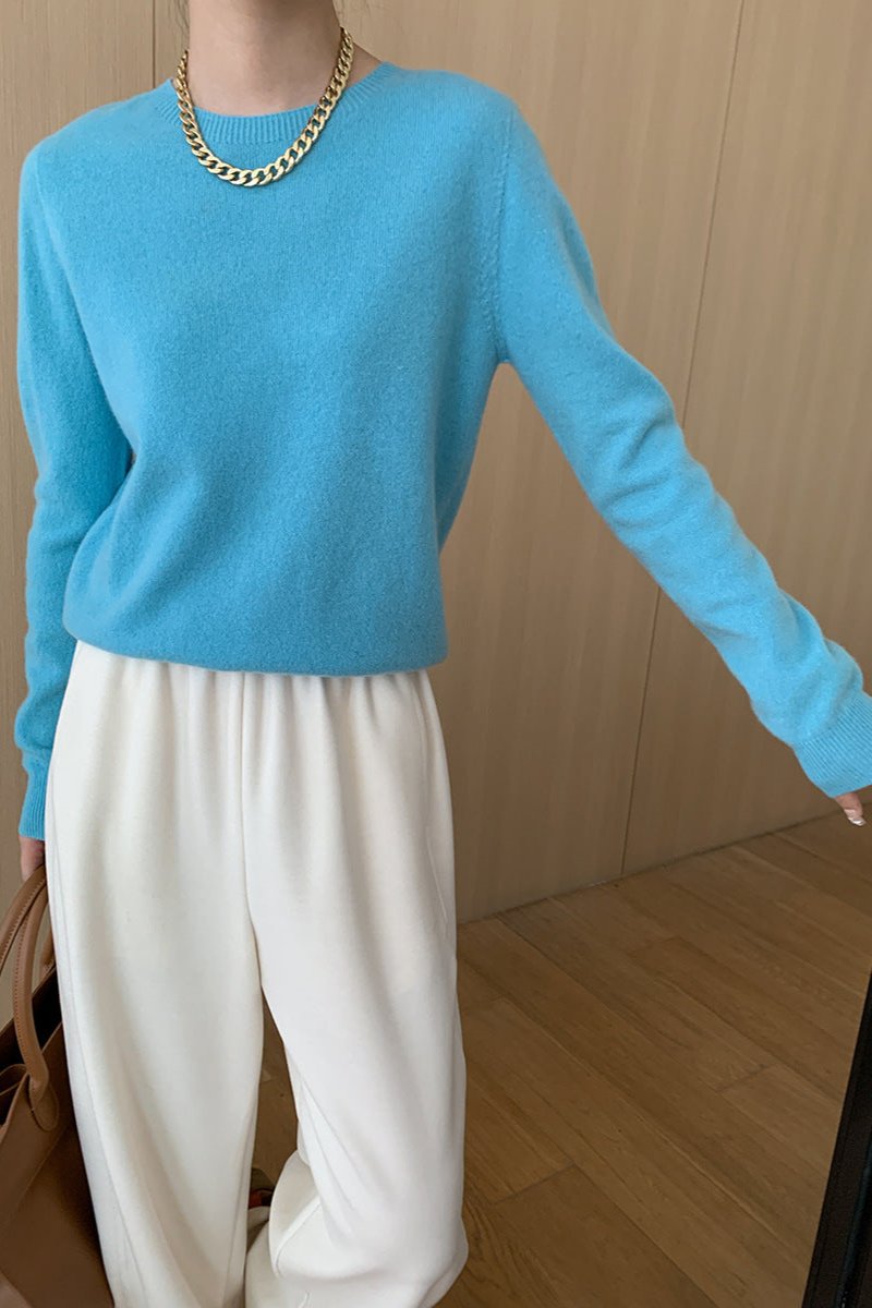 Pull À Col Rond À Manches Longues Pour Femmes | Idéal Pour Usage Quotidien