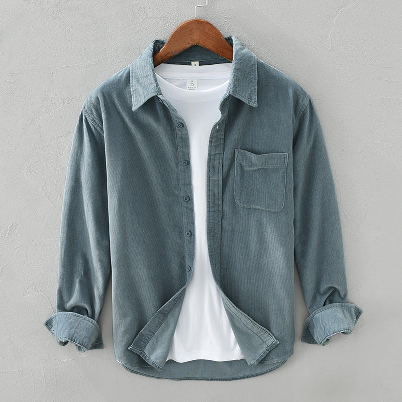 Chemise À Manches Longues Avec Fermeture Boutonnée Pour Homme | Idéal Pour Usage Quotidien