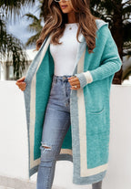 Manteau Long À Col Large avec Coupe Ample pour Femme | Idéal pour L’Hiver