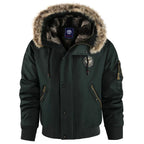Blouson Bombardier à Capuche avec Fermeture Zippée pour Homme | Idéal pour l'Hiver