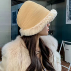 Chapeau Seau avec Bord Souple pour Femme | Idéal pour l’Hiver