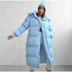 Doudoune Longue avec Capuche Ajustable pour Femme | Idéale pour l’Hiver