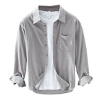 Chemise À Manches Longues Avec Fermeture Boutonnée Pour Homme | Idéal Pour Usage Quotidien