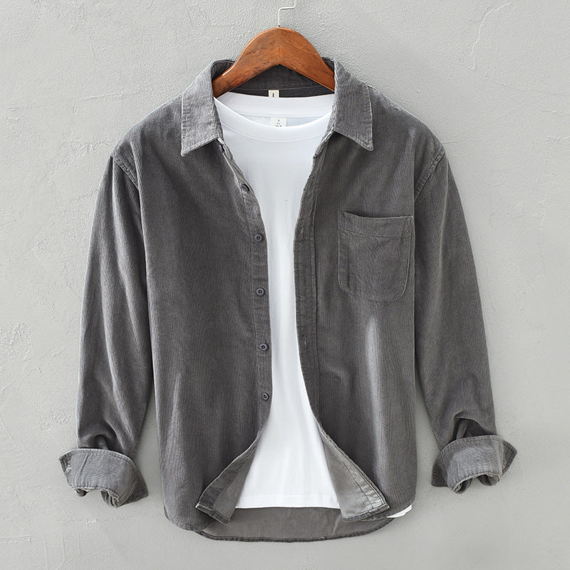 Chemise À Manches Longues Avec Fermeture Boutonnée Pour Homme | Idéal Pour Usage Quotidien