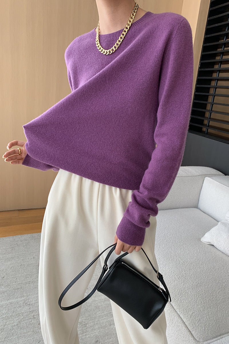 Pull À Col Rond À Manches Longues Pour Femmes | Idéal Pour Usage Quotidien