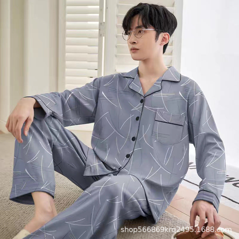 Pyjama Deux Pièces pour Garçon avec Haut à Manches Longues et Pantalon | Idéal pour le Printemps et l’Automne