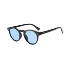 Lunettes De Soleil Rondes À Monture Semi-Transparente Pour Homme | Idéal Pour Usage Quotidien En Extérieur
