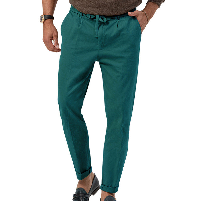 Pantalon À Taille Haute Et Jambe Droite Pour Homme | Idéal Pour Usage Quotidien