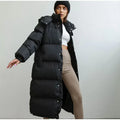 Veste D’Hiver Longue Matelassée avec Doublure pour Femme | Idéale pour Temps Froid