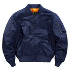 Blouson aviateur avec finitions côtelées pour adultes | Idéal pour la mi-saison