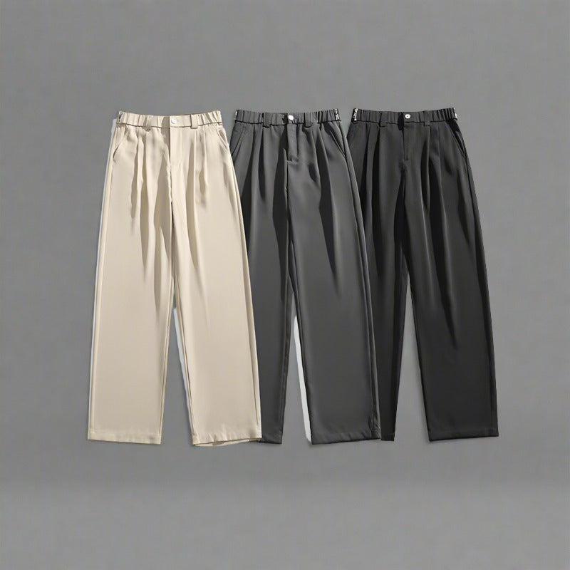 Pantalon Droit Décontracté Avec Coupe Standard Pour Homme | Idéal Pour Un Usage Quotidien