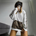 Sweat à Capuche avec Motif Léopard pour Femme | Idéal pour un Usage Quotidien