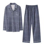 Pyjama Deux Pièces pour Homme avec Haut à Manches Longues et Pantalon | Idéal pour le Printemps, l’Automne et l’Hiver