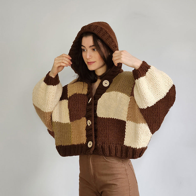 Sweat à Capuche avec Manches Volumineuses pour Femme | Idéal pour la Saison Froide