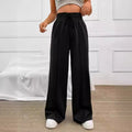 Pantalon Large avec Taille Élastique et Coupe Décontractée pour Femme | Idéal pour Quotidien et Activités