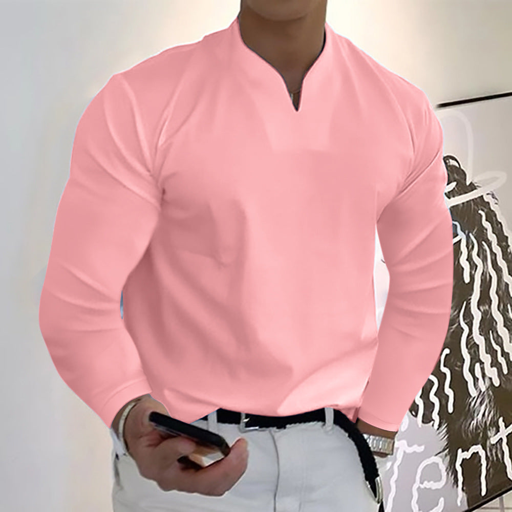 Chemise à Manches Longues avec Fermeture Boutonnée pour Homme | Idéal pour le Bureau et le Quotidien