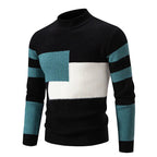 Pull Homme à Motif Graphique en Blocs | Idéal pour l’Hiver et les Occasions Décontractées