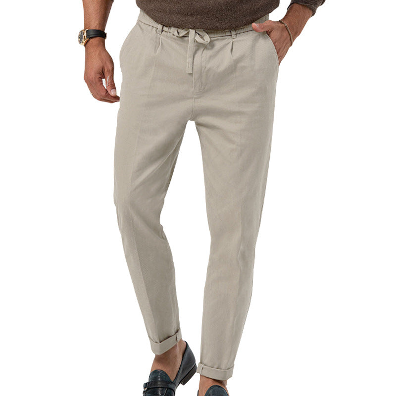 Pantalon À Taille Haute Et Jambe Droite Pour Homme | Idéal Pour Usage Quotidien