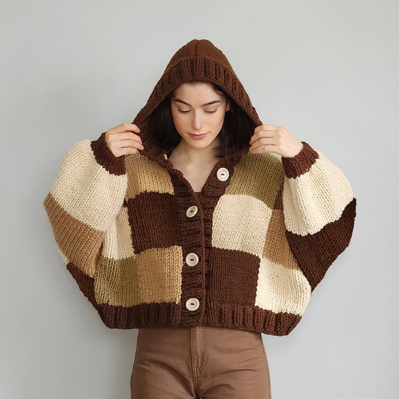 Sweat à Capuche avec Manches Volumineuses pour Femme | Idéal pour la Saison Froide