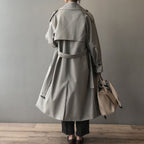 Trench-Coat À Double Boutonnage Avec Coupe Structurée Pour Femme | Idéal Pour La Mi-Saison Et Les Déplacements Quotidiens