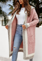 Manteau Long À Col Large avec Coupe Ample pour Femme | Idéal pour L’Hiver