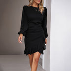Robe Avec Accents De Dentelle Et Coupe Ajustée Pour Femme | Idéale Pour Des Événements