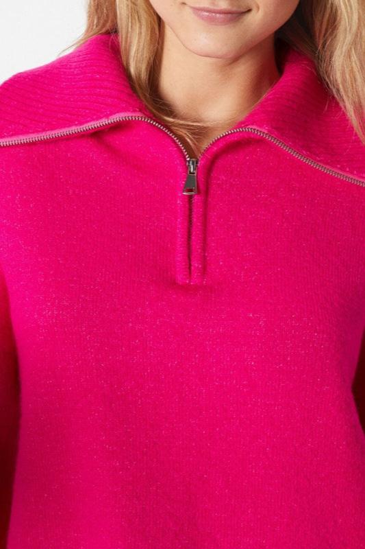 Pull À Demi-Zip Avec Col Montant Pour Femme | Idéal Pour Usage Quotidien