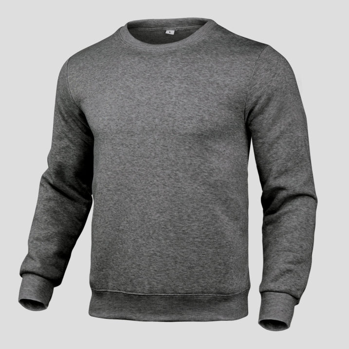 Sweatshirt À Col Rond Avec Coupe Droite Pour Hommes | Idéal Pour Usage Quotidien