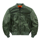 Blouson aviateur avec finitions côtelées pour adultes | Idéal pour la mi-saison