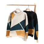Pull-Over Homme à Motif Géométrique pour Usage Quotidien | Idéal pour Diverses Occasions