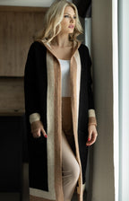 Manteau Long À Col Large avec Coupe Ample pour Femme | Idéal pour L’Hiver