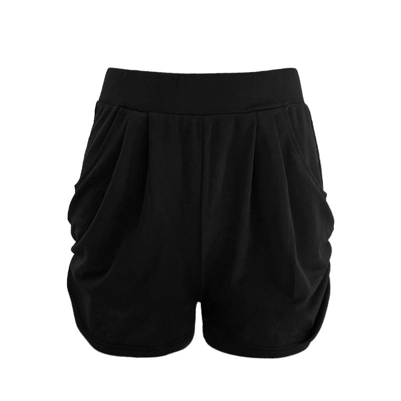 Short Crayon Avec Taille Haute Et Plis Pour Femme | Idéal Pour L’Été