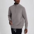 Sweatshirt avec Col Montant et Demi-Zip pour Homme | Idéal pour Hiver