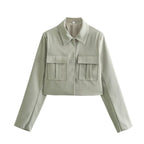 Ensemble Tailleur avec Veste Courte Et Pantalon Large pour Femme | Idéal pour Le Bureau Et Les Sorties Décontractées