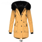 Manteau Long d’Hiver avec Fermeture à Boutons pour Femme | Idéal pour la Saison Froide