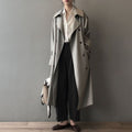 Trench-Coat À Double Boutonnage Avec Coupe Structurée Pour Femme | Idéal Pour La Mi-Saison Et Les Déplacements Quotidiens