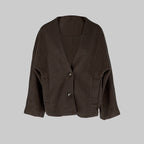 Manteau Long À Col En V Et Boutons pour Femme | Idéal pour La Mi-Saison