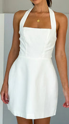 Robe Mini À Col Halter Pour Femme | Idéale Pour Sorties Et Occasions
