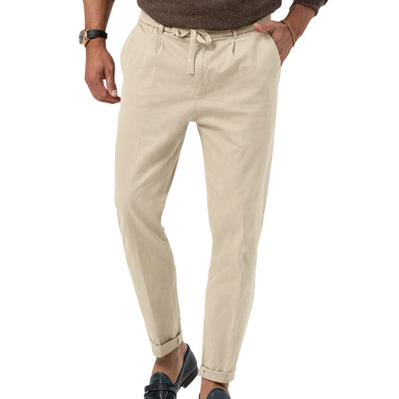 Pantalon À Taille Haute Et Jambe Droite Pour Homme | Idéal Pour Usage Quotidien