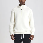 Sweatshirt avec Col Montant et Demi-Zip pour Homme | Idéal pour Hiver