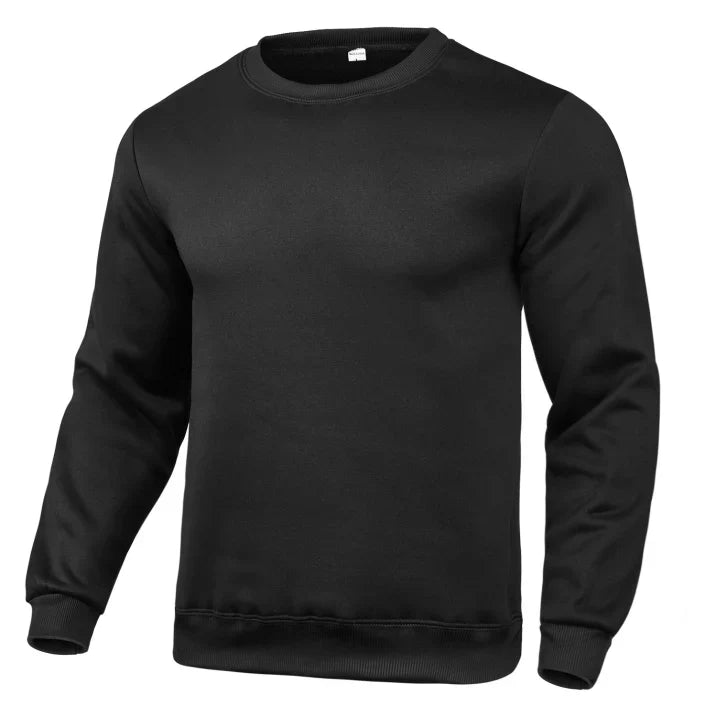 Sweatshirt À Col Rond Avec Coupe Droite Pour Hommes | Idéal Pour Usage Quotidien