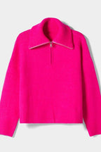 Pull À Demi-Zip Avec Col Montant Pour Femme | Idéal Pour Usage Quotidien