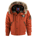 Blouson Bombardier à Capuche avec Fermeture Zippée pour Homme | Idéal pour l'Hiver
