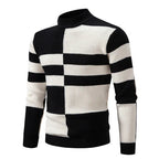 Pull Homme à Motif Graphique en Blocs | Idéal pour l’Hiver et les Occasions Décontractées